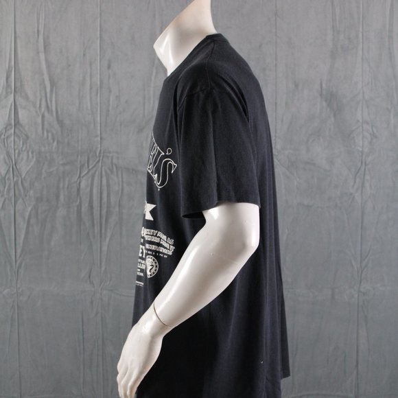Vintage Graphic T-shir - Jack Daniel's Bottle Logo Novel Teez 1988- Men's Large - Picture 5 of 9